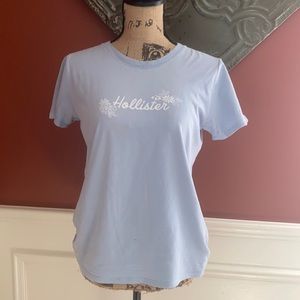 Light Blue Hollister T-Shirt (Girls)